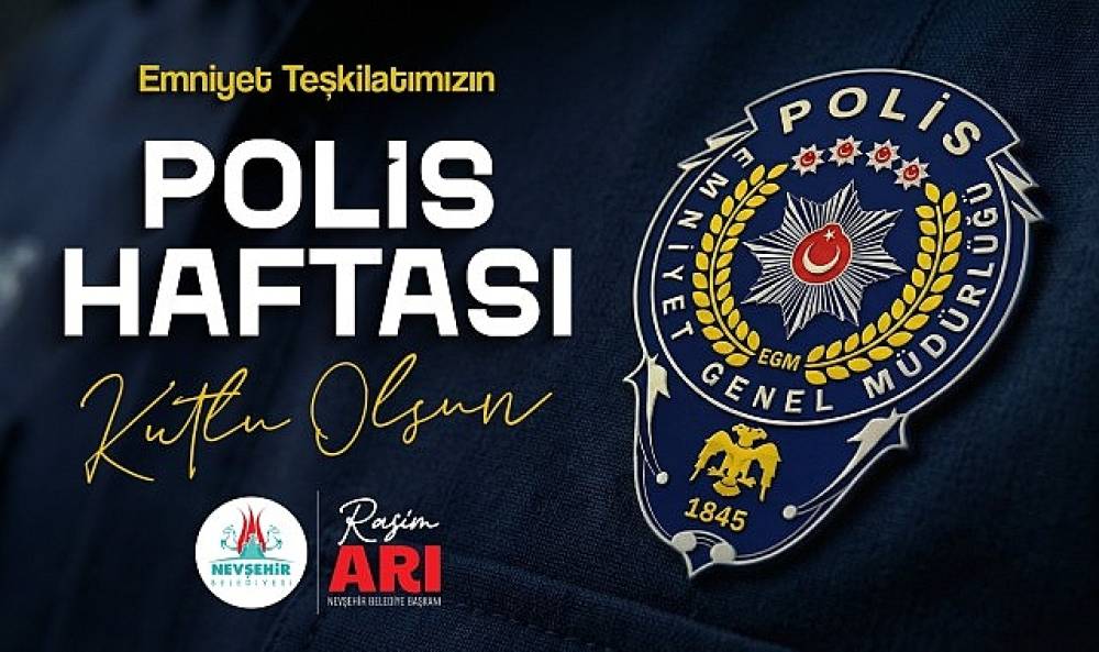Başkan Arı, T&uuml;rk Polis Teşkilatının 181. Kuruluş Yıl D&ouml;n&uuml;m&uuml;n&uuml; Kutladı